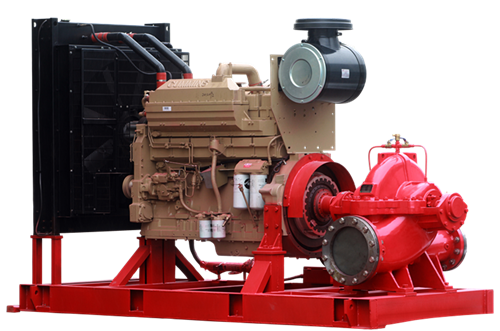 Horizontal split-case fire pump